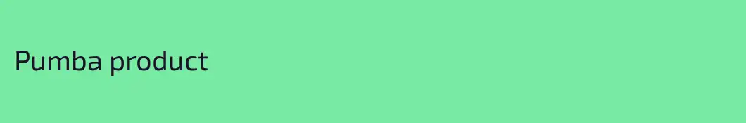 Pumba product